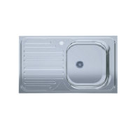 Мийка накладна UA 50 х 80 права 0,4 мм